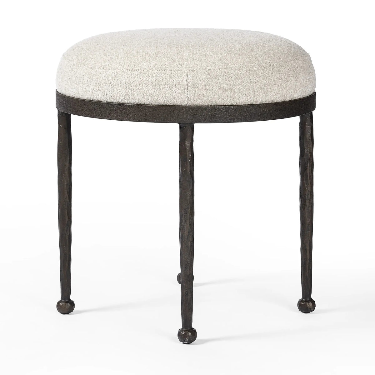 Corinne Crete Pebble Accent Stool | ready to ship!