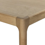 Center your dining space in beautiful simplicity. Crafted of light natural oak, with a clean, classic Parsons silhouette. Versatile scale suits a range of spaces.As lovers of modern style at Amethyst, we love the optimistic inspired Cosgrove Dining Table - Light Natural Oak Veneer. Amethyst Home provides interior design, new home construction design consulting, vintage area rugs, and lighting in the Newport Beach metro area.