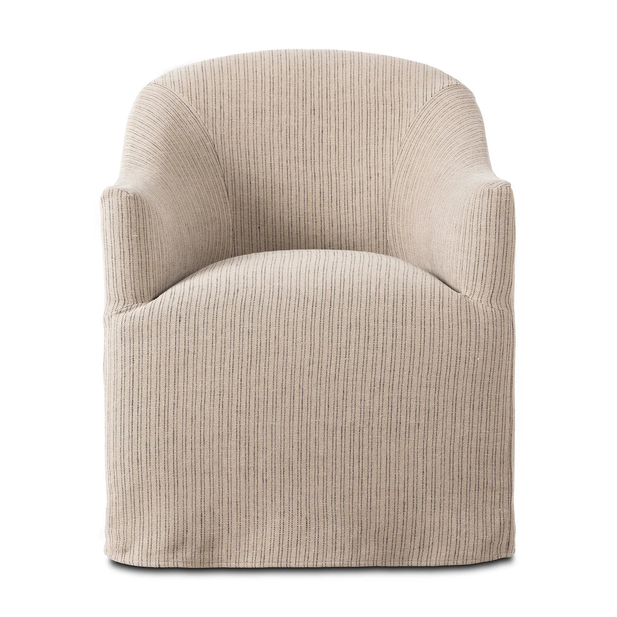 Cove Laine Navy Dining Chair With Casters | shipping 12/25/2025