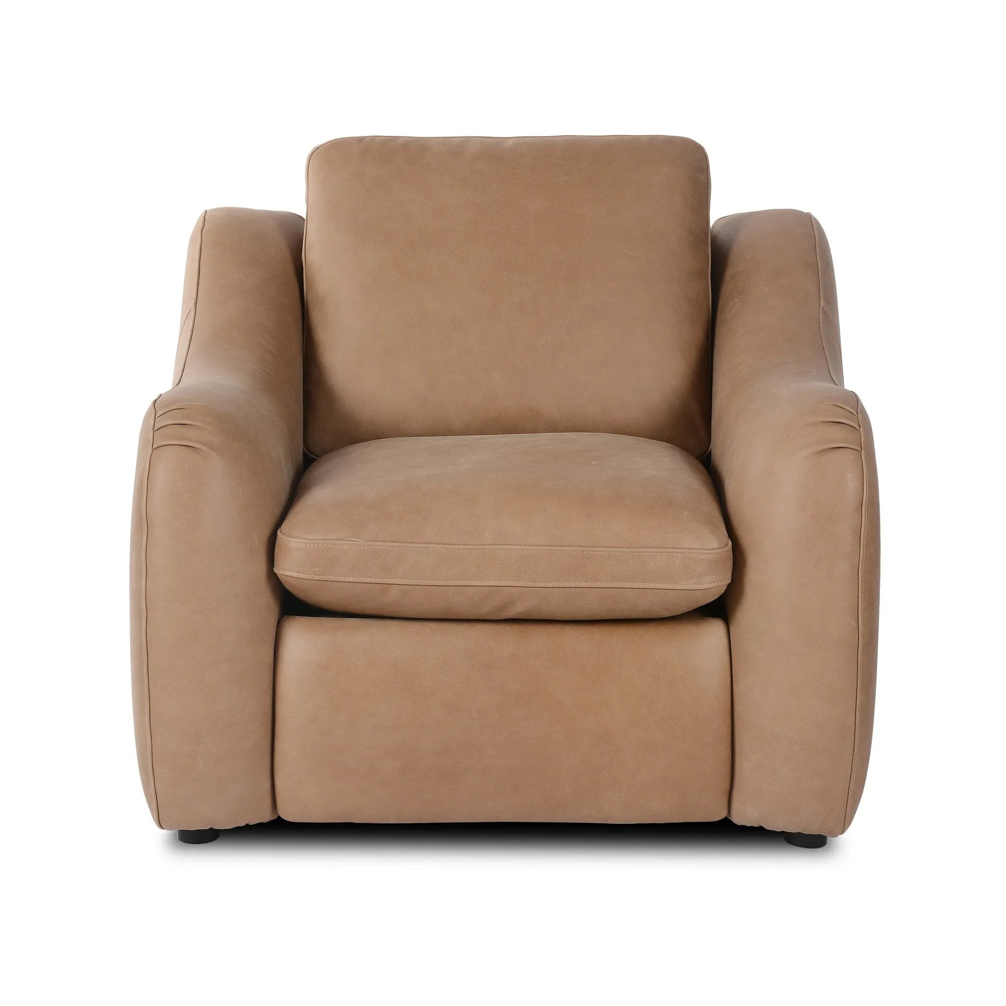 A modern take on the classic recliner. Customize your comfort level with the push of hidden buttons with pieces in our Power Motion collection. Made from caramel top-grain leather, with fiber-and-feather blend cushions plus web suspension for a plush, sink-in experience. A deployable footrest meets luxury with comfort Amethyst Home provides interior design, new home construction design consulting, vintage area rugs, and lighting in the Monterey metro area.