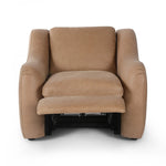 A modern take on the classic recliner. Customize your comfort level with the push of hidden buttons with pieces in our Power Motion collection. Made from caramel top-grain leather, with fiber-and-feather blend cushions plus web suspension for a plush, sink-in experience. A deployable footrest meets luxury with comfort Amethyst Home provides interior design, new home construction design consulting, vintage area rugs, and lighting in the Salt Lake City metro area.
