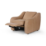 A modern take on the classic recliner. Customize your comfort level with the push of hidden buttons with pieces in our Power Motion collection. Made from caramel top-grain leather, with fiber-and-feather blend cushions plus web suspension for a plush, sink-in experience. A deployable footrest meets luxury with comfort Amethyst Home provides interior design, new home construction design consulting, vintage area rugs, and lighting in the Scottsdale metro area.