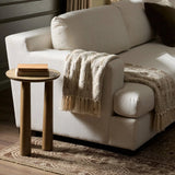Modern shaping meets sink-in comfort for a piece that invites you and your guests to stay a little longer. The wide arms, slightly angled back and rectilinear edges on this three-piece sectional are softened with T-shaped cushions and an exaggerated bench-style seating in soft foam. Amethyst Home provides interior design, new home construction design consulting, vintage area rugs, and lighting in the Salt Lake City metro area.
