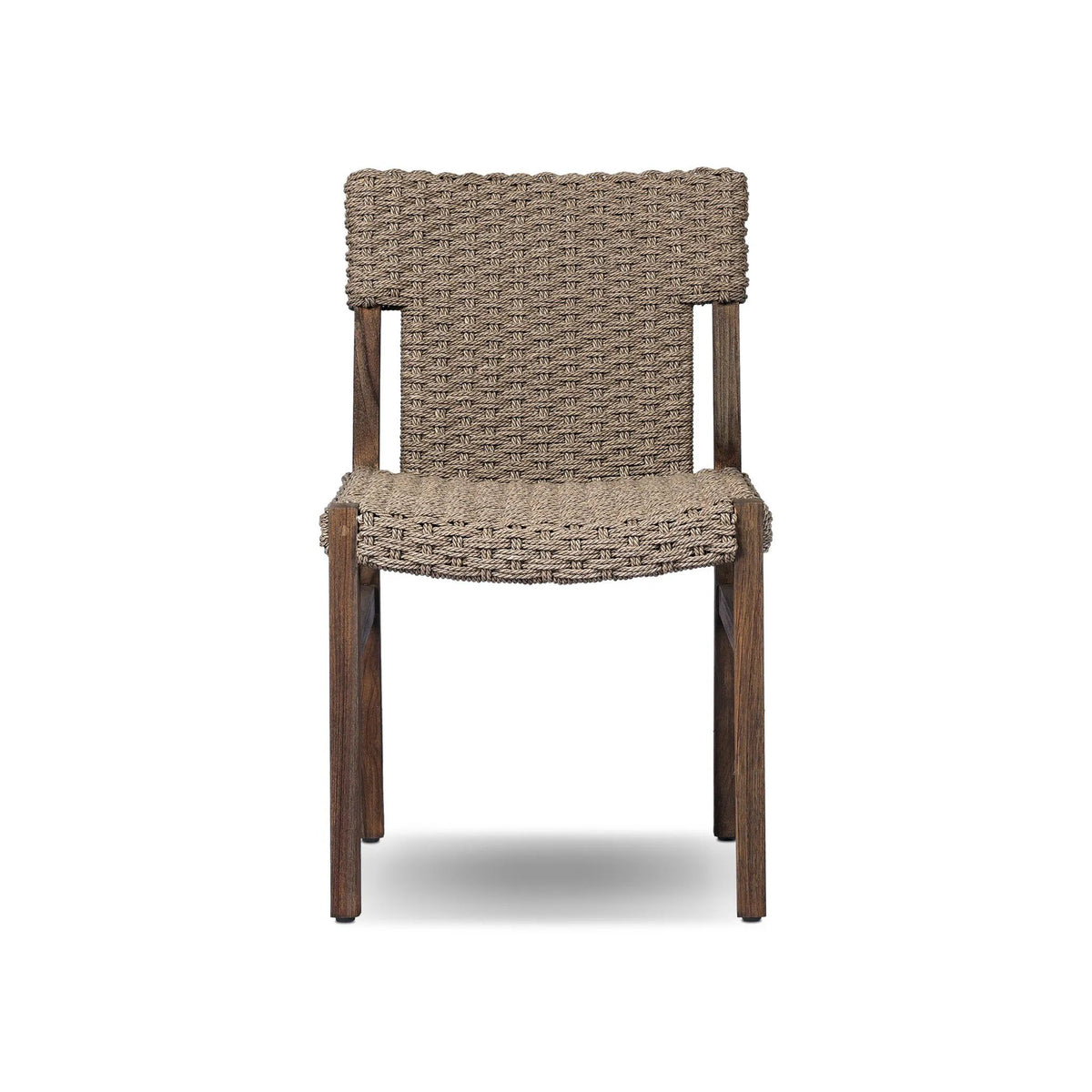 Cromwell Dark Textured Woven Outdoor Dining Chair | shipping 10/10/2025