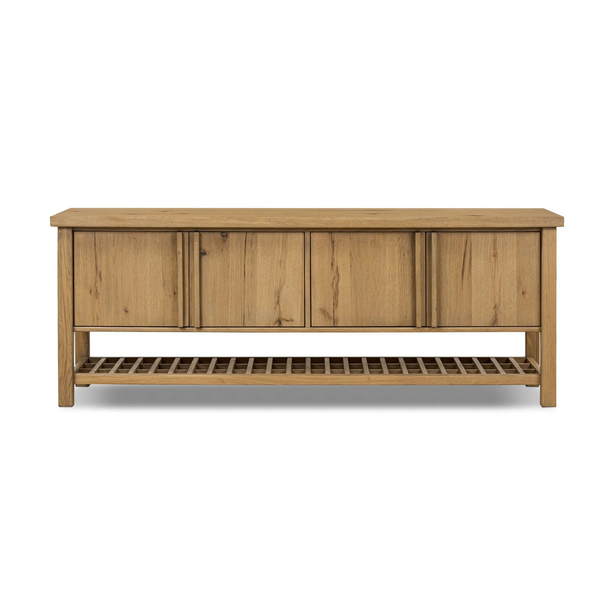 Dalton Aged Natural Oak Media Console | ready to ship!