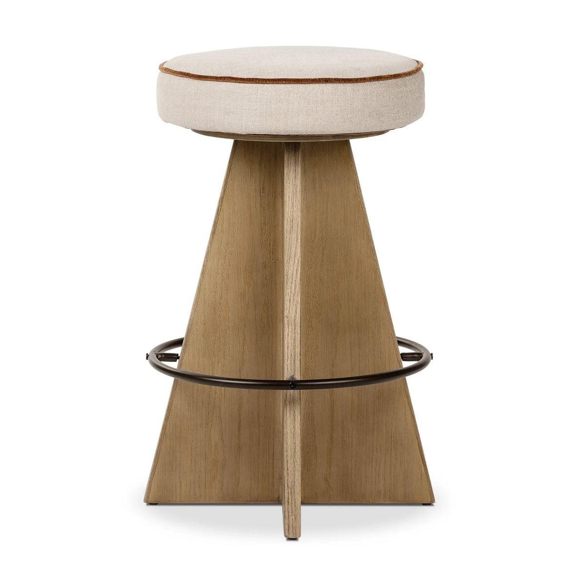 Damon Harbor Sand Swivel Bar + Counter Stool
