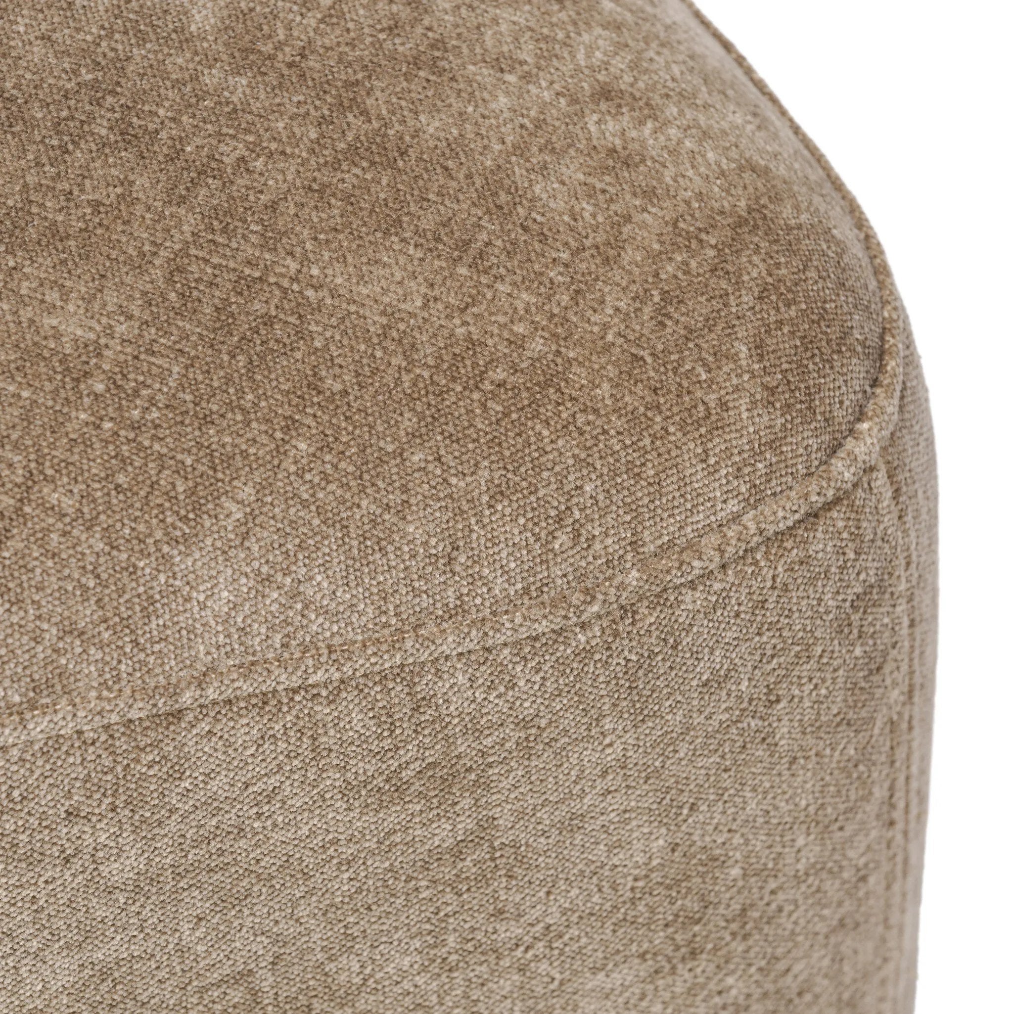 Heart-shaped for a playful addition to the bedroom or living room, this velvety ottoman is texturally soft Amethyst Home provides interior design, new home construction design consulting, vintage area rugs, and lighting in the Dallas metro area.