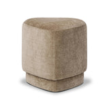 Heart-shaped for a playful addition to the bedroom or living room, this velvety ottoman is texturally soft Amethyst Home provides interior design, new home construction design consulting, vintage area rugs, and lighting in the Laguna Beach metro area.