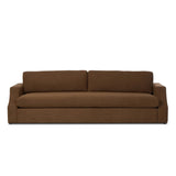Bench-style seating with a modern, cutout effect creates a striking look. Designed with S-spring construction and a thick bench cushion for laid-back comfort supported by a solid pine frame. Upholstered in textural Crypton® performance fabric that's specially engineered for protection against stains, moisture and odor Amethyst Home provides interior design, new home construction design consulting, vintage area rugs, and lighting in the Charlotte metro area.