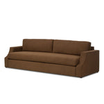 Bench-style seating with a modern, cutout effect creates a striking look. Designed with S-spring construction and a thick bench cushion for laid-back comfort supported by a solid pine frame. Upholstered in textural Crypton® performance fabric that's specially engineered for protection against stains, moisture and odor Amethyst Home provides interior design, new home construction design consulting, vintage area rugs, and lighting in the Nashville metro area.