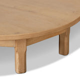 Featuring Derek Bleached Oak Veneer Coffee Table by Four Hands at Amethyst Home. Made from bleached oak, a unique eight-leg base supports a rounded tabletop. Inspired by a "found object" aesthetic, this piece works a nomadic vibe into any room. Overall Dimensions: 55.00"w x 55.00"d x 15.75"h. Amethyst Home provides interior design, new home construction design consulting, vintage area rugs, and lighting in the Kansas City metro area.