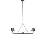 Featuring Dudley Dark Antique Iron Linear Chandelier by Four Hands at Amethyst Home. A linear chandelier reinterprets a classic design with its modern, structured lines. Crafted from iron and refreshed with a dark antique finish.
Overall Dimensions: 7.0" L x 44.5 " W x 18.75" H
Collection: CamdenColors: Dark Antique Iron, Black CordMaterials: Iron, Thermoplasti. Amethyst Home provides interior design, new home construction design consulting, vintage area rugs, and lighting in the Miami metro area.