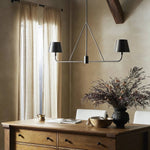 Featuring Dudley Dark Antique Iron Linear Chandelier by Four Hands at Amethyst Home. A linear chandelier reinterprets a classic design with its modern, structured lines. Crafted from iron and refreshed with a dark antique finish.
Overall Dimensions: 7.0" L x 44.5 " W x 18.75" H
Collection: CamdenColors: Dark Antique Iron, Black CordMaterials: Iron, Thermoplasti. Amethyst Home provides interior design, new home construction design consulting, vintage area rugs, and lighting in the Omaha metro area.