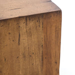 Rich, reclaimed woods deliver depth beyond simple shaping. Warm brown tones reveal natural knots and graining for a distinctively found feel Amethyst Home provides interior design, new home construction design consulting, vintage area rugs, and lighting in the Dallas metro area.