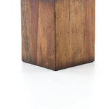 Rich, reclaimed woods deliver depth beyond simple shaping. Warm brown tones reveal natural knots and graining for a distinctively found feel Amethyst Home provides interior design, new home construction design consulting, vintage area rugs, and lighting in the Scottsdale metro area.