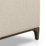Featuring Dylan Kerbey Taupe Chair by Four Hands at Amethyst Home. Overall Dimensions: 34.75"w x 34.75"d x 25.25"hWeight : 57.54 lbsMaterials: 96% Polyester, 4% Acrylic, Solid Parawood. Amethyst Home provides interior design, new home construction design consulting, vintage area rugs, and lighting in the Nashville metro area.