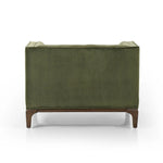 Featuring Dylan Sapphire Olive Chair by Four Hands at Amethyst Home. A low, spacious mid-century silhouette is covered in velvety upholstery in an intriguing sapphire olive, with blind tufting.Overall Dimensions: 34.75"w x 34.75"d x 25.25"hWeight : 57.54 lbsMaterials: 95% Polyester, 5% Cotton, Solid Parawood. Amethyst Home provides interior design, new home construction design consulting, vintage area rugs, and lighting in the Calabasas metro area.
