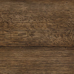 This Wabi Sabi-inspired accent bench feels like a family heirloom, thanks to the timeless look of burnt bleached oak. A trellis base, wide planked top and natural cracks and graining reflect the artisanship behind this special found-feeling pieces Amethyst Home provides interior design, new home construction design consulting, vintage area rugs, and lighting in the Dallas metro area.