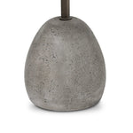 A minimalist end table just made outdoor entertaining easier. Made from solid concrete with an aged smoked finish and sized to be styled seamlessly just about anywhere. Cover or store indoors during inclement weather and when not in use Amethyst Home provides interior design, new home construction design consulting, vintage area rugs, and lighting in the Nashville metro area.