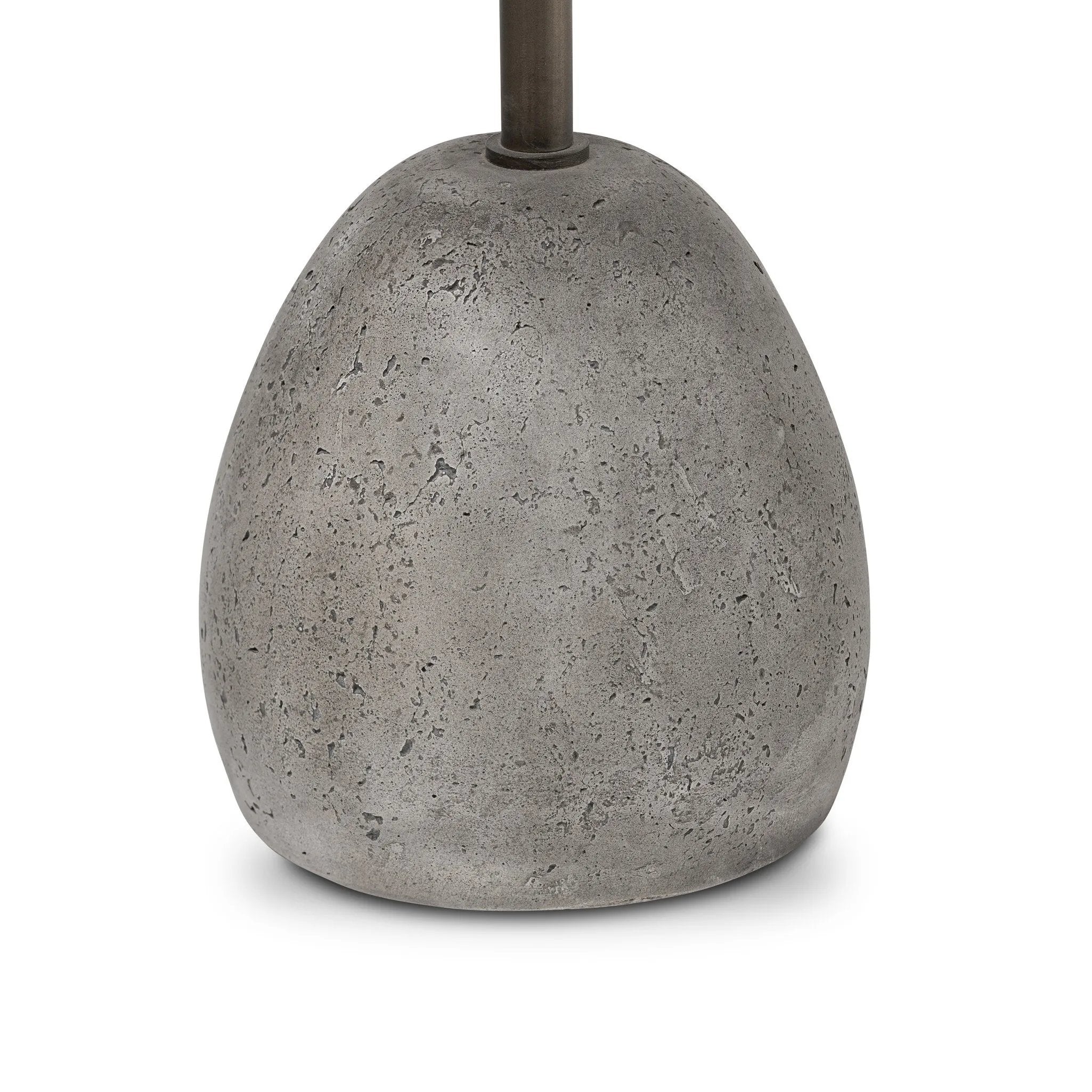 A minimalist end table just made outdoor entertaining easier. Made from solid concrete with an aged smoked finish and sized to be styled seamlessly just about anywhere. Cover or store indoors during inclement weather and when not in use Amethyst Home provides interior design, new home construction design consulting, vintage area rugs, and lighting in the Nashville metro area.