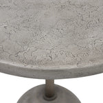 A minimalist end table just made outdoor entertaining easier. Made from solid concrete with an aged smoked finish and sized to be styled seamlessly just about anywhere. Cover or store indoors during inclement weather and when not in use Amethyst Home provides interior design, new home construction design consulting, vintage area rugs, and lighting in the Newport Beach metro area.