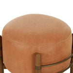 Featuring Enfield Palermo Cognac Ottoman by Four Hands at Amethyst Home. Expertly crafted with high-quality materials, the Enfield Palermo Cognac Ottoman is the ultimate addition to any living space. Its versatile design allows for use as a footrest, extra seating, or even storage. Made with precision and style, this ottoman brings both elegance and functionali. Amethyst Home provides interior design, new home construction design consulting, vintage area rugs, and lighting in the Tampa metro area.