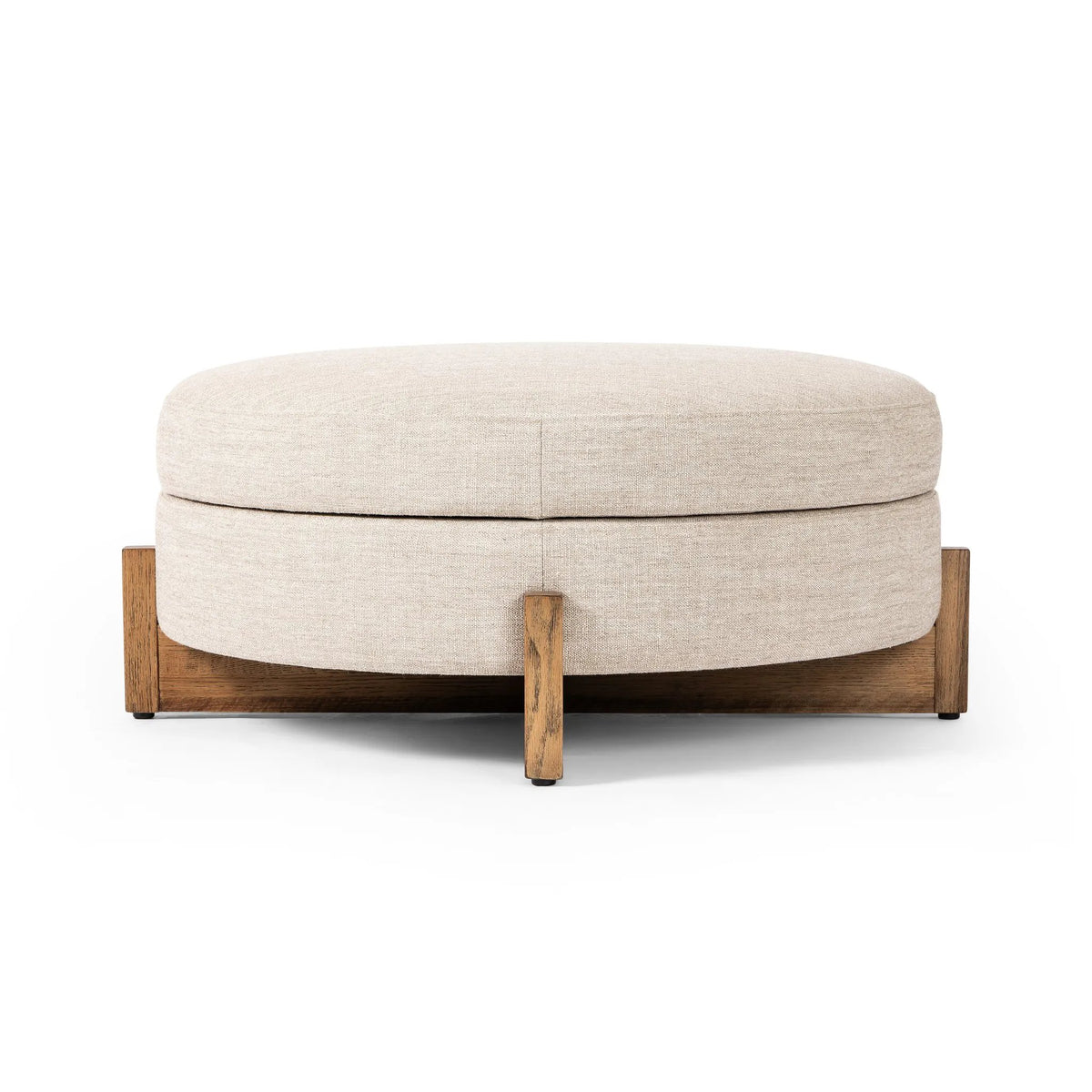 Esben Alcala Wheat Storage Ottoman 25" | ready to ship!