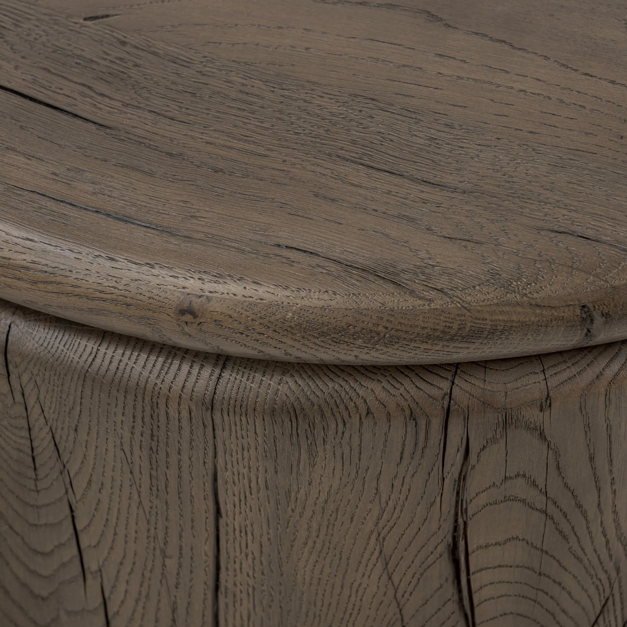A organically shapely coffee table made from solid reclaimed French oak. Designed in partnership with longtime Four Hands collaborator Thomas Bina and Brazilian designer Ronald Sasson Amethyst Home provides interior design, new home construction design consulting, vintage area rugs, and lighting in the Alpharetta metro area.