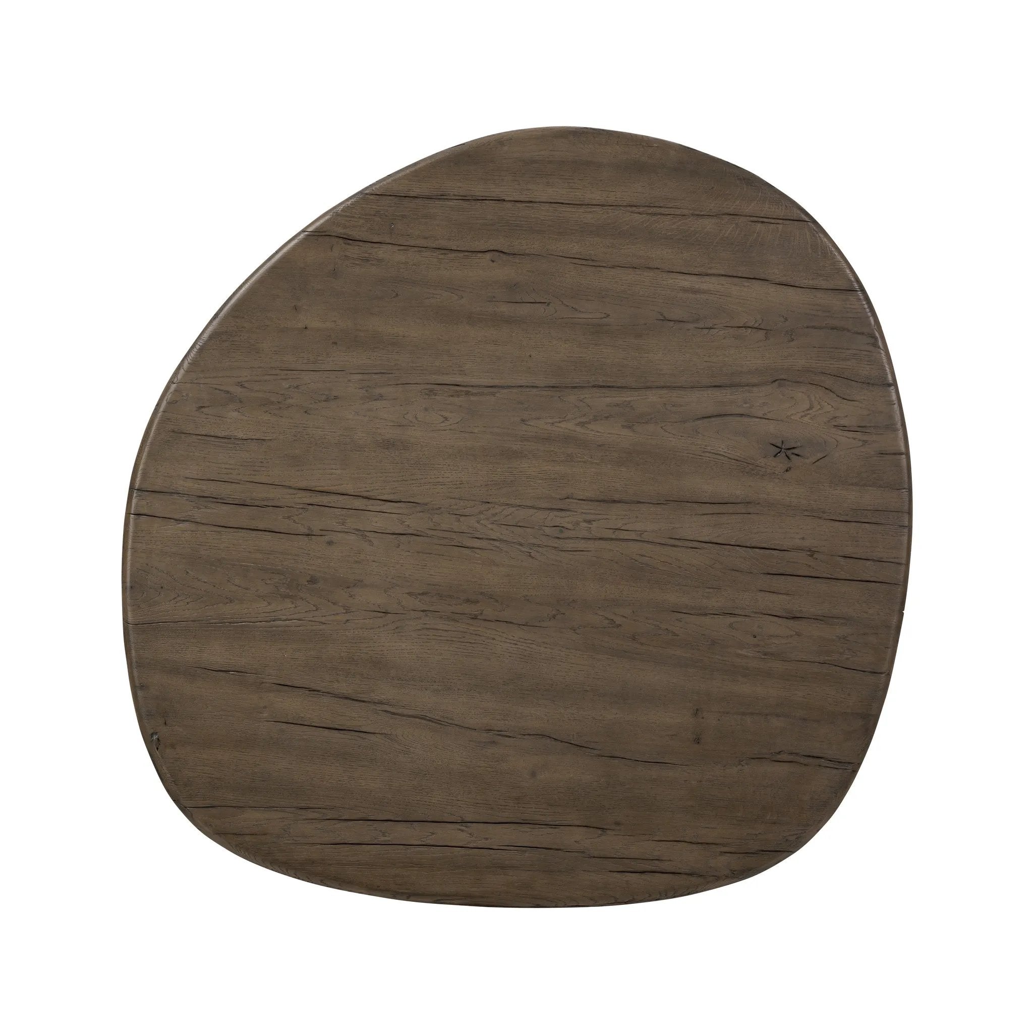 A organically shapely coffee table made from solid reclaimed French oak. Designed in partnership with longtime Four Hands collaborator Thomas Bina and Brazilian designer Ronald Sasson Amethyst Home provides interior design, new home construction design consulting, vintage area rugs, and lighting in the Kansas City metro area.
