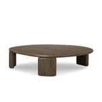 A organically shapely coffee table made from solid reclaimed French oak. Designed in partnership with longtime Four Hands collaborator Thomas Bina and Brazilian designer Ronald Sasson Amethyst Home provides interior design, new home construction design consulting, vintage area rugs, and lighting in the Park City metro area.