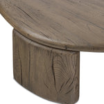 A organically shapely coffee table made from solid reclaimed French oak. Designed in partnership with longtime Four Hands collaborator Thomas Bina and Brazilian designer Ronald Sasson Amethyst Home provides interior design, new home construction design consulting, vintage area rugs, and lighting in the Tampa metro area.