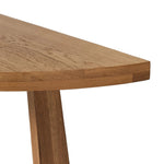 Featuring Fara Light Brown Oak Console Table by Four Hands at Amethyst Home. Made from light brown oak, a tripod base supports a uniquely shaped tabletop for a look that feels both simple and artistic.Overall Dimensions: 60.00"w x 18.00"d x 30.00"hWeight : 42.55 lbsMaterials: Solid Oak. Amethyst Home provides interior design, new home construction design consulting, vintage area rugs, and lighting in the Kansas City metro area.
