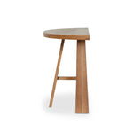 Featuring Fara Light Brown Oak Console Table by Four Hands at Amethyst Home. Made from light brown oak, a tripod base supports a uniquely shaped tabletop for a look that feels both simple and artistic.Overall Dimensions: 60.00"w x 18.00"d x 30.00"hWeight : 42.55 lbsMaterials: Solid Oak. Amethyst Home provides interior design, new home construction design consulting, vintage area rugs, and lighting in the Laguna Beach metro area.