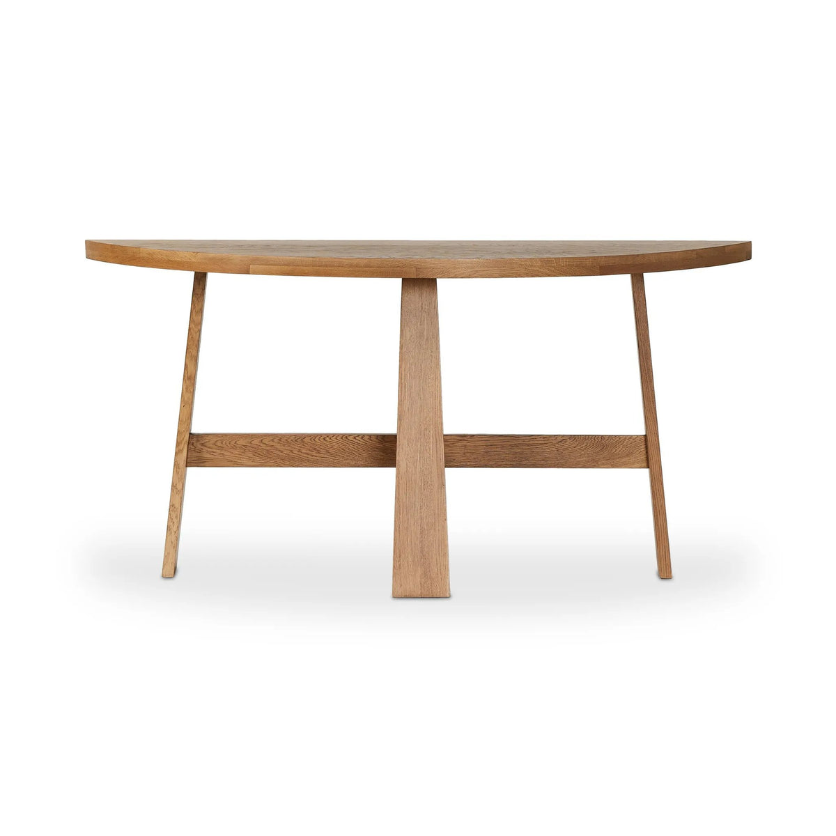 Fara Light Brown Oak Console Table | ready to ship!