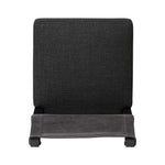 Featuring Ferris Gibson Black Bar + Counter Stool by Four Hands at Amethyst Home. Perfectly sized for the counter, black-finished parawood frames squared seating of high-performance fabric, with black top-grain leather backing. Performance fabrics are specially created to withstand spills, stains, high traffic and wear, ensuring long-term comfort and unmatched. Amethyst Home provides interior design, new home construction design consulting, vintage area rugs, and lighting in the Dallas metro area.