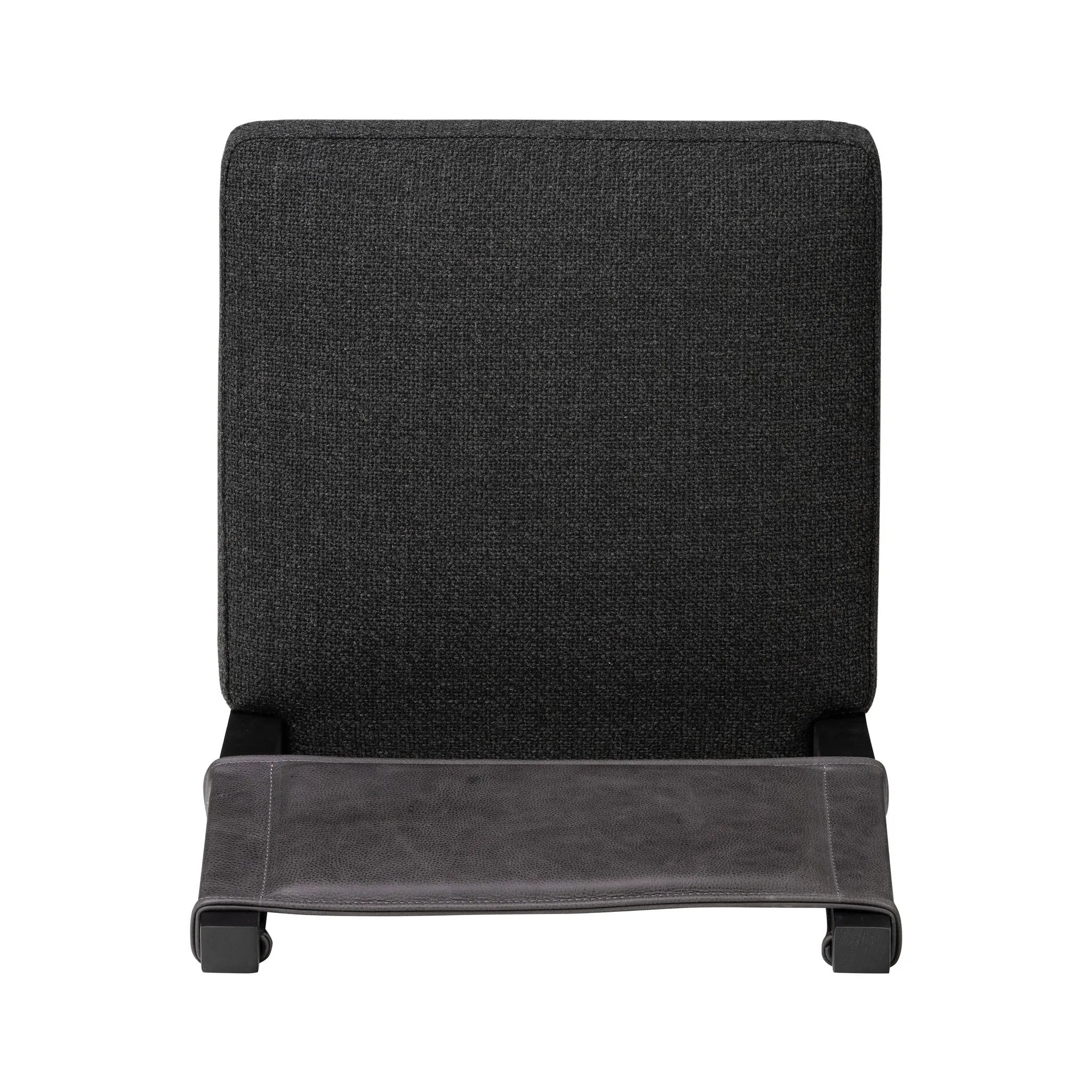 Featuring Ferris Gibson Black Bar + Counter Stool by Four Hands at Amethyst Home. Perfectly sized for the counter, black-finished parawood frames squared seating of high-performance fabric, with black top-grain leather backing. Performance fabrics are specially created to withstand spills, stains, high traffic and wear, ensuring long-term comfort and unmatched. Amethyst Home provides interior design, new home construction design consulting, vintage area rugs, and lighting in the Dallas metro area.