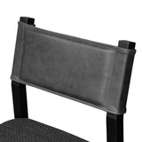 Featuring Ferris Gibson Black Bar + Counter Stool by Four Hands at Amethyst Home. Perfectly sized for the counter, black-finished parawood frames squared seating of high-performance fabric, with black top-grain leather backing. Performance fabrics are specially created to withstand spills, stains, high traffic and wear, ensuring long-term comfort and unma. Amethyst Home provides interior design, new home construction design consulting, vintage area rugs, and lighting in the Kansas City metro area.