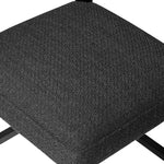 Featuring Ferris Gibson Black Bar + Counter Stool by Four Hands at Amethyst Home. Perfectly sized for the counter, black-finished parawood frames squared seating of high-performance fabric, with black top-grain leather backing. Performance fabrics are specially created to withstand spills, stains, high traffic and wear, ensuring long-term comfort and unmatch. Amethyst Home provides interior design, new home construction design consulting, vintage area rugs, and lighting in the Portland metro area.