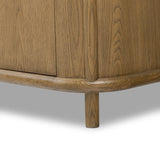 Featuring Florent Amber Oak Sideboard by Four Hands at Amethyst Home. The Florent Amber Oak Sideboard is a versatile and functional addition to any home. Crafted with high-quality materials, this sideboard provides ample storage space and a stylish aesthetic. Perfect for organizing your home and showcasing your personal style, this sideboard is a must-hav. Amethyst Home provides interior design, new home construction design consulting, vintage area rugs, and lighting in the Los Angeles metro area.