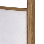 Minimalist and modern, this platform-style canopy bed is framed to a low profile and softened with an upholstered headboard. The character-rich oak's rounded corners and light brown finish add to the bed's fresh appeal Amethyst Home provides interior design, new home construction design consulting, vintage area rugs, and lighting in the Dallas metro area.