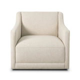 Streamlined proportions meet a reimagined traditional silhouette. Inset with a smooth swivel base, the chair features refined, sleek dimensions and a tiered, upholstered seat deck for a tailored look.As enthusiasts of organic modern design at Amethyst, we love the warm modern inspired Gianna Swivel Chair - Antwerp Natural. Amethyst Home provides interior design, new home construction design consulting, vintage area rugs, and lighting in the Alpharetta metro area.