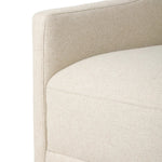 Streamlined proportions meet a reimagined traditional silhouette. Inset with a smooth swivel base, the chair features refined, sleek dimensions and a tiered, upholstered seat deck for a tailored look.As enthusiasts of organic modern design at Amethyst, we love the warm modern inspired Gianna Swivel Chair - Antwerp Natural. Amethyst Home provides interior design, new home construction design consulting, vintage area rugs, and lighting in the Des Moines metro area.