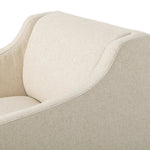 Streamlined proportions meet a reimagined traditional silhouette. Inset with a smooth swivel base, the chair features refined, sleek dimensions and a tiered, upholstered seat deck for a tailored look.As enthusiasts of organic modern design at Amethyst, we love the warm modern inspired Gianna Swivel Chair - Antwerp Natural. Amethyst Home provides interior design, new home construction design consulting, vintage area rugs, and lighting in the Salt Lake City metro area.