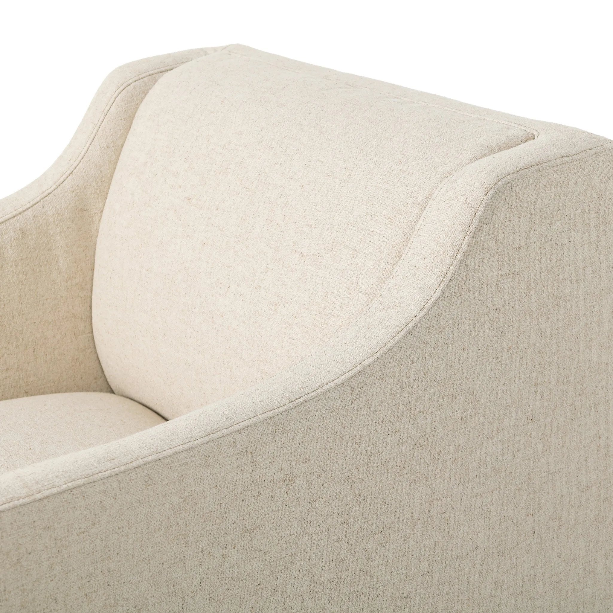 Streamlined proportions meet a reimagined traditional silhouette. Inset with a smooth swivel base, the chair features refined, sleek dimensions and a tiered, upholstered seat deck for a tailored look.As enthusiasts of organic modern design at Amethyst, we love the warm modern inspired Gianna Swivel Chair - Antwerp Natural. Amethyst Home provides interior design, new home construction design consulting, vintage area rugs, and lighting in the Salt Lake City metro area.