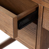 Featuring Glenview Weathered Oak Veneer Desk by Four Hands at Amethyst Home. Traditional, reimagined. Made from rustic weathered oak, this desk brings generous storage space to the office. Simple hardware is finished in an aged bronze.Overall Dimensions: 67.50"w x 27.50"d x 31.00"hWeight : 148.37 lbsMaterials: Thick Oak Veneer, Solid Oak. Amethyst Home provides interior design, new home construction design consulting, vintage area rugs, and lighting in the Calabasas metro area.