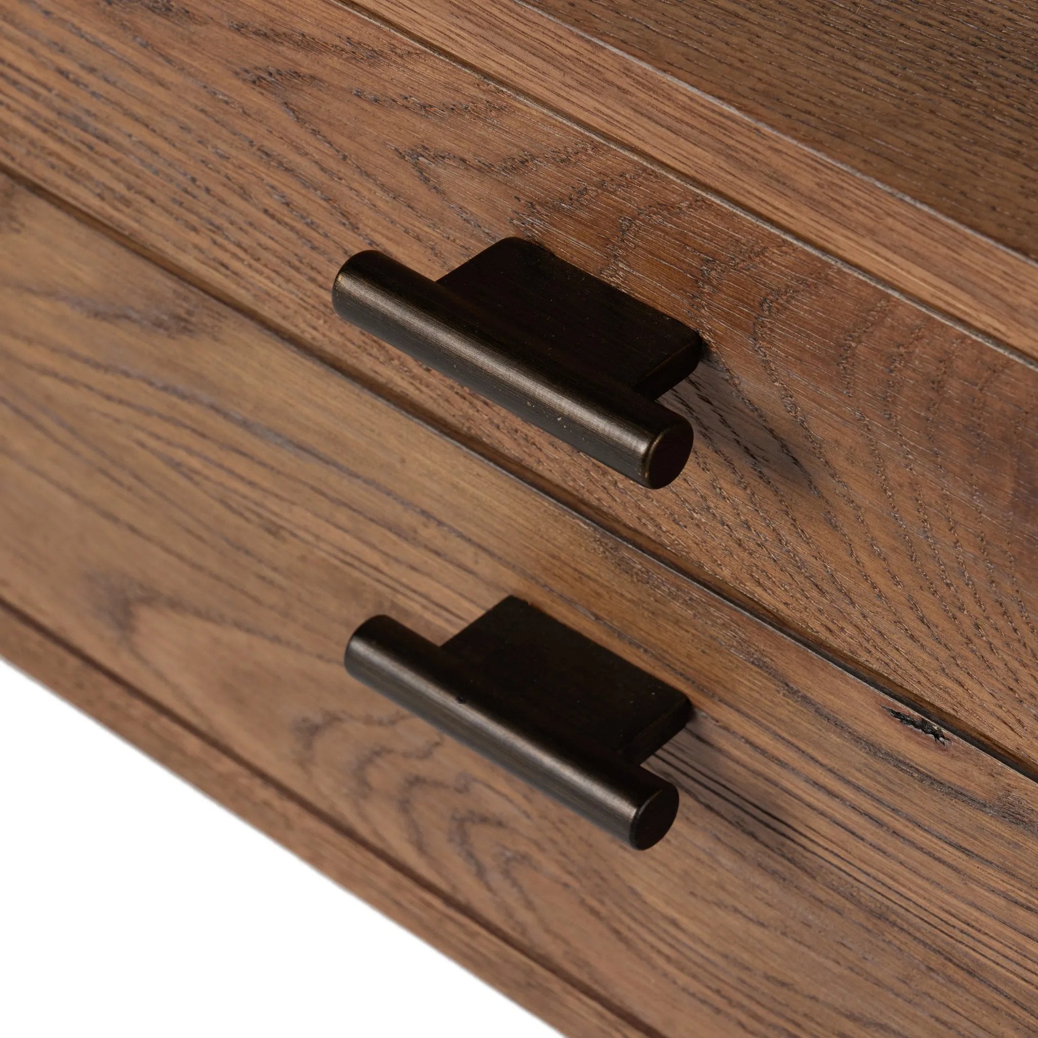 Featuring Glenview Weathered Oak Veneer Desk by Four Hands at Amethyst Home. Traditional, reimagined. Made from rustic weathered oak, this desk brings generous storage space to the office. Simple hardware is finished in an aged bronze.Overall Dimensions: 67.50"w x 27.50"d x 31.00"hWeight : 148.37 lbsMaterials: Thick Oak Veneer, Solid Oak. Amethyst Home provides interior design, new home construction design consulting, vintage area rugs, and lighting in the Portland metro area.