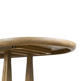 Make space to gather around. This extendable dining table is crafted from drifted oak veneer with a semi-trestle base, thick legs and an oval-shaped surface. The extension expands the table from 84" to a roomier 104" Amethyst Home provides interior design, new home construction design consulting, vintage area rugs, and lighting in the Alpharetta metro area.