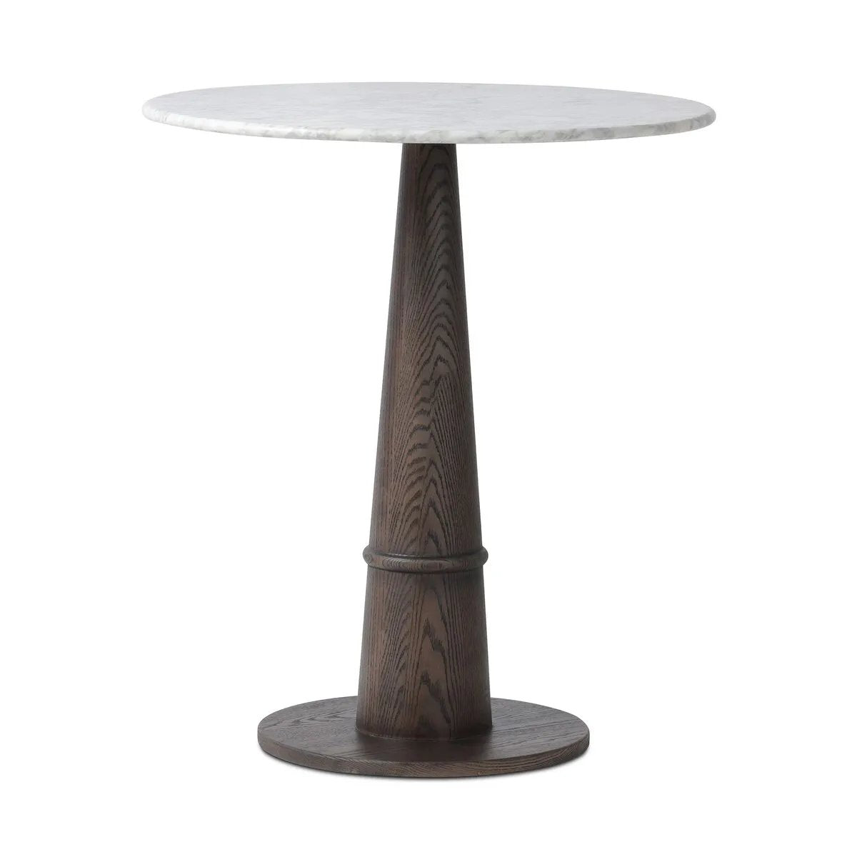 Featuring Goetz Honed White Marble Counter Table by Four Hands at Amethyst Home. For this fresh take on traditional tulip shaping, a solid oak base pairs with a solid marble tabletop. Perfectly sized for the counter.
Overall Dimensions: 32.0" L x 32.0 " W x 36.5" H
Collection: AllstonColors: Honed White Marble, Brown OakMaterials: Solid Marble, Solid Oak. Amethyst Home provides interior design, new home construction design consulting, vintage area rugs, and lighting in the Laguna Beach metro area.