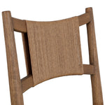 A curved back wrapped and textural woven paper cord take this everyday dining chair to new heights. FSC®-certified teak frames a tightly woven seat for a clean, monochromatic look. Cover or store inside during inclement weather and when not in use. Amethyst Home provides interior design, new home construction design consulting, vintage area rugs, and lighting in the Laguna Beach metro area.