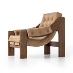 Featuring Halston Palermo Drift Chair by Four Hands at Amethyst Home. Dramatically tufted and angled for comfort, this Seventies-inspired sling seat is made from thick-cut top-grain leather in an earthy taupe, with wide brown ash framing. A plump, pronounced grain accentuates leather's natural markings for a supple, lived-in look.Overall Dimensions: 30.00"w. Amethyst Home provides interior design, new home construction design consulting, vintage area rugs, and lighting in the San Diego metro area.